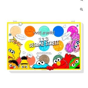 Wet n Wild 123 Sesame Street Eye and Face Palette Limited Edition. New!